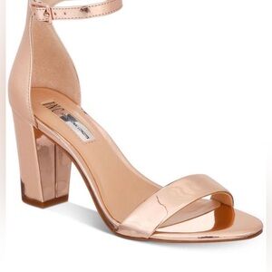 INC Rose Gold Block Heels